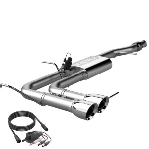 GMC Sierra Performance Exhaust - Side Exit - QTP - Screamer Cat Back - `14-`18