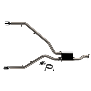 Ram 1500 Performance Exhaust - Rear - QTP - Screamer Cat Back, Split Rear Exit - `19-`24
