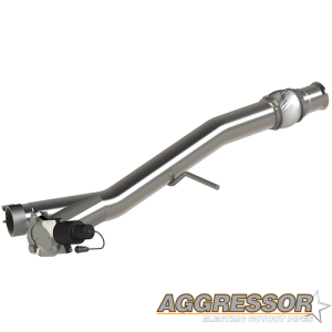 GMC Sierra 1500 Performance Exhaust - QTP - Aggressor Cutout Pipe - `14-`18