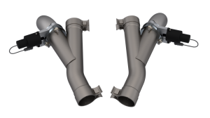 Dodge Durango SRT Performance Exhaust - QTP - Aggressor Cutout Pipes - `12-`22