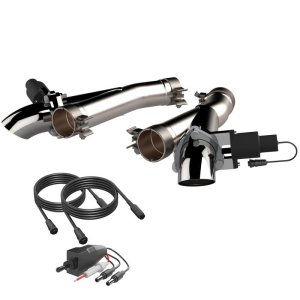 Jeep Grand Cherokee SRT Trackhawk Performance Exhaust - QTP - Aggressor Cutout Pipes - `12-`22