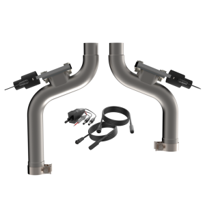Ford Mustang Performance Exhaust - QTP - Aggressor Cutout Pipes - `15-`17 Ford Mustang Performance Exhaust - QTP - Aggressor Cutout Pipes - `15-`17