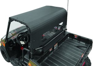 Polaris Ranger 150 EFI Roof, Windshield & Rear Panel Kit - QuadBoss - HMWPE - `18-`22