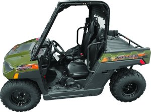 Polaris Ranger 150 EFI Roof, Windshield & Rear Panel Kit - QuadBoss - HMWPE - `18-`22