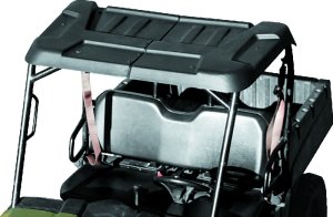 Polaris Ranger 400 Roof - QuadBoss - 2-Piece with Storage - Black - `09-`14