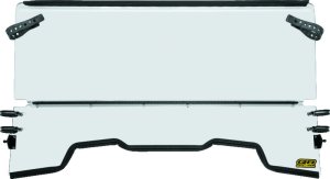 Honda SXS700 Pioneer 700 Windshield - QuadBoss - Folding - `14-`22