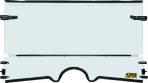 Yamaha YXR450 Rhino Windshield - QuadBoss - Folding, 0.177 in. - `06-`10