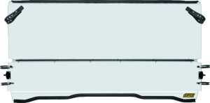 Honda Pioneer 1000 Windshield - QuadBoss - Folding - `16-`22