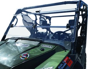 Honda SXS1000 Pioneer 1000 Windshield - QuadBoss - Folding - `16-`22