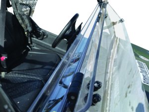 Honda SXS1000 Pioneer 1000 Windshield - QuadBoss - Folding - `16-`22