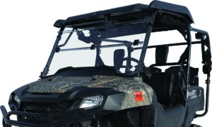 Honda Pioneer 700 Folding Windshield - QuadBoss - Windbreak Folding - `14-`22