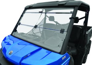 Can-Am Defender HD10 Windshield - QuadBoss - Windbreak Folding - `16-`22 Can-Am Defender HD10 Windshield - QuadBoss - Windbreak Folding - `16-`22