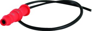 Polaris ATP 500 Spark Plug Wires - QuadBoss - Black - `04-`05