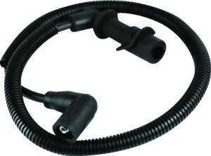 Polaris Ranger 700 Spark Plug Wires - QuadBoss - Black - `05-`09