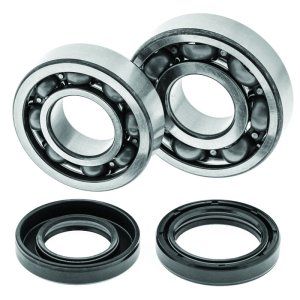 Yamaha YFS200 Blaster Crankshaft Bearing & Seal Kit - QuadBoss - Double-lip seals with PTFE contact area - `88-`06