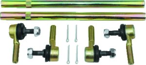 Honda TRX400EX FourTrax Tie Rod Assembly Upgrade Kit - QuadBoss - Heavy-duty 12mm Ends - `99-`00