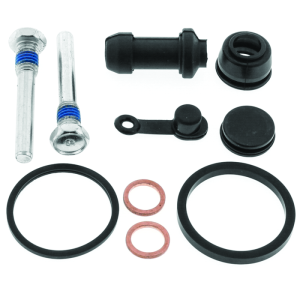 Kawasaki Prairie Caliper Rebuild Kit - Front - QuadBoss - Black - `99-`02