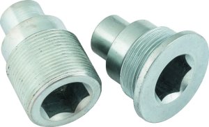 Honda TRX250 FourTrax Recon Swingarm Bolt Kit - QuadBoss - Clear Zinc-Plated - `97-`01