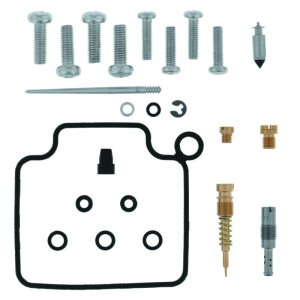 Honda TRX350FE FourTrax Rancher 4x4 ES Carburetor Kit - QuadBoss - Includes all O-rings, gaskets, jets, needle, mixture screw, float bowl screws, float valve needle and seat - `04-`06 Honda TRX350FE FourTrax Rancher 4x4 ES Carburetor Kit - QuadBoss - Includes all O-rings, gaskets, jets, needle, mixture screw, float bowl screws, float valve needle and seat - `04-`06