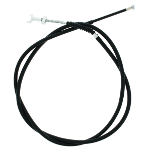 Kawasaki KFX700 V-Force Brake Cables - Rear - QuadBoss - Hand - Black - `04-`09