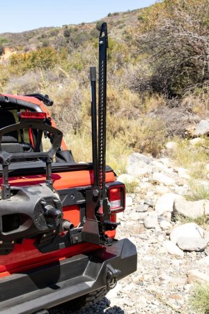 Jeep Wrangler Offroad Jack Mount - Rampage - Black - `07-`19 Jeep Wrangler Offroad Jack Mount - Rampage - Black - `07-`19