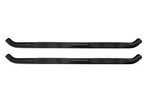 Jeep Wrangler Unlimited Rubicon Nerf Bar - Rampage - Round 3-inch Side Steps - Black - `18-`21
