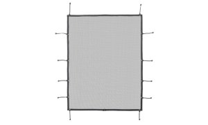 Jeep Wrangler Mesh Shade Top - Rampage - Combo Brief/Topper - Black - `97-`06