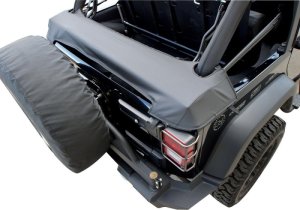Jeep Wrangler Unlimited Soft Top Storage Boot - Rampage - Black Diamond - `07-`18 Jeep Wrangler Unlimited Soft Top Storage Boot - Rampage - Black Diamond - `07-`18