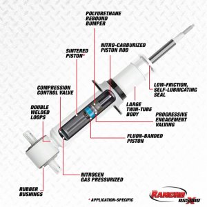 Ford F100 Struts - Rancho - RS5000X - `15-`18