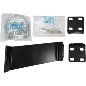 Ford F-350 Steering Stabilizer Bracket - Front - Rancho - Dual - Black - `05-`18 Ford F-350 Steering Stabilizer Bracket - Front - Rancho - Dual - Black - `05-`18