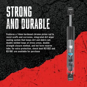 Jeep Gladiator Sport S Shocks - Rancho - RS7MT - Black satin - `20-`21