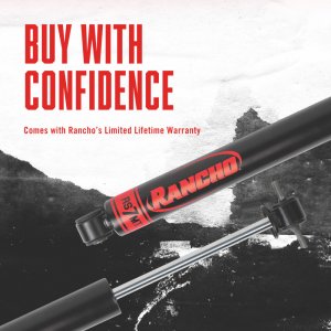 Dodge Ram 1500 Shocks - Rear - Rancho - RS7MT Monotube - Black satin - `94-`01