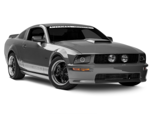 Ford Mustang LED Headlights - Raxiom - 2010 Style LED Halo - Black Housing/Clear Lens - `05-`09