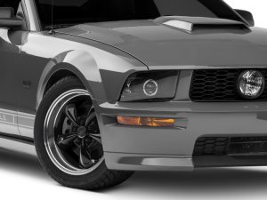 Ford Mustang LED Headlights - Raxiom - 2010 Style LED Halo - Black Housing/Clear Lens - `05-`09