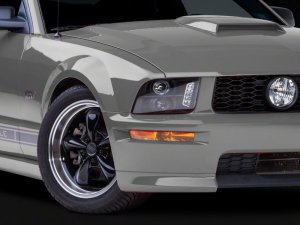 Ford Mustang LED Headlights - Raxiom - LED Halo Projector - Black Housing, Clear Lens - `05-`09