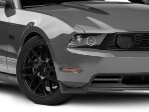 Ford Mustang LED Headlights - Raxiom - CCFL Halo Projector - Black Housing - `10-`12