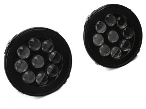 Ford Mustang Fog Lights - Front - Raxiom - LED - Smoked - `05-`12