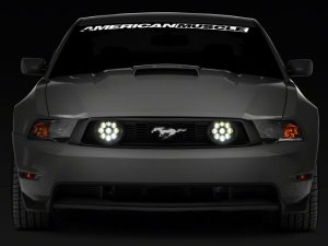Ford Mustang Fog Lights - Raxiom - LED - Clear - `05-`12 Ford Mustang Fog Lights - Raxiom - LED - Clear - `05-`12