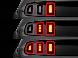 Ford Mustang LED Taillights - Rear - Raxiom - Sequential Tail Light Harness Kit - `10-`22