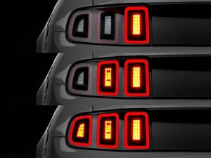 Ford Mustang LED Taillights - Rear - Raxiom - Sequential Tail Light Harness Kit - `10-`22