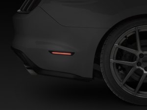 Ford Mustang Side Markers - Rear - Raxiom - Axial Series LED - Smoked - `15-`22