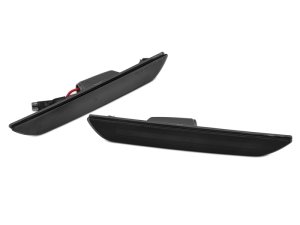 Ford Mustang Side Markers - Rear - Raxiom - Axial Series LED - Smoked - `15-`22