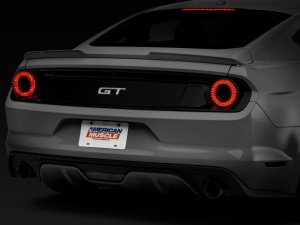 Ford Mustang LED Taillights - Rear - Raxiom - Halo - Smoked - `15-`22