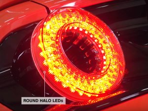 Ford Mustang LED Taillights - Rear - Raxiom - Halo - Smoked - `15-`22