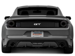 Ford Mustang LED Taillights - Rear - Raxiom - Halo - Smoked - `15-`22
