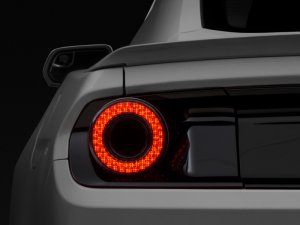 Ford Mustang LED Taillights - Rear - Raxiom - Halo - Smoked - `15-`22