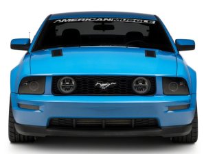 Ford Mustang Fog Lights - Front - Raxiom - LED Halo - Chrome - `05-`09