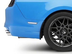 Ford Mustang LED Side and Quarter Marker Lights - Front + Rear - Raxiom - Axial Series - Clear - `10-`14 Ford Mustang LED Side and Quarter Marker Lights - Front + Rear - Raxiom - Axial Series - Clear - `10-`14