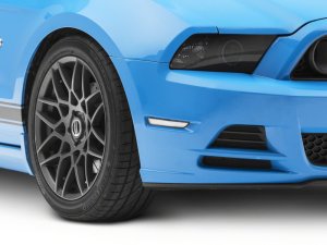 Ford Mustang LED Side and Quarter Marker Lights - Front + Rear - Raxiom - Axial Series - Clear - `10-`14 Ford Mustang LED Side and Quarter Marker Lights - Front + Rear - Raxiom - Axial Series - Clear - `10-`14
