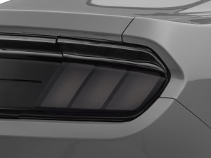 Ford Mustang LED Taillights - Rear - Raxiom - Profile - Gloss Black Housing, Smoked Lens - `15-`22